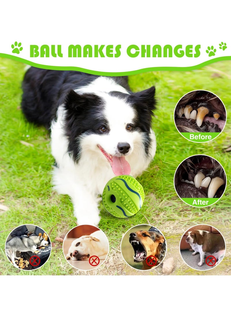 Interactive Dog Toy Ball, Giggle Ball for Dog, 3.94in Pet Chew Toy Ball, Interactive Training Ball for Medium Large Dog, Safe and Non-Toxic PVC Ball - Image 4