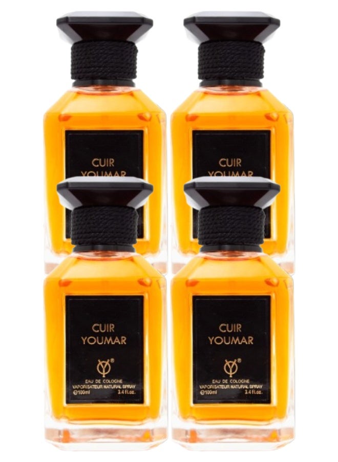 يومار 4 قطع عطر يومار كوير بلوقا رقم 070075 100مل - Image 1
