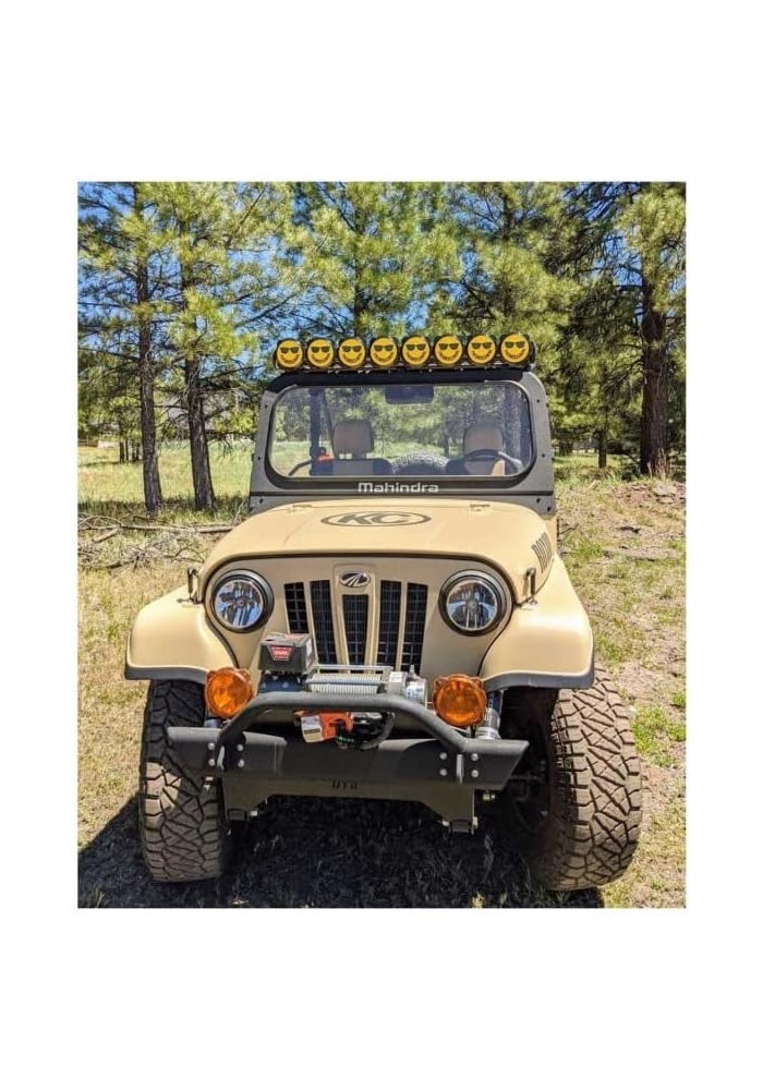 KC HiLiTES 50th Anniversary Smiley Face Light Cover - Image 5