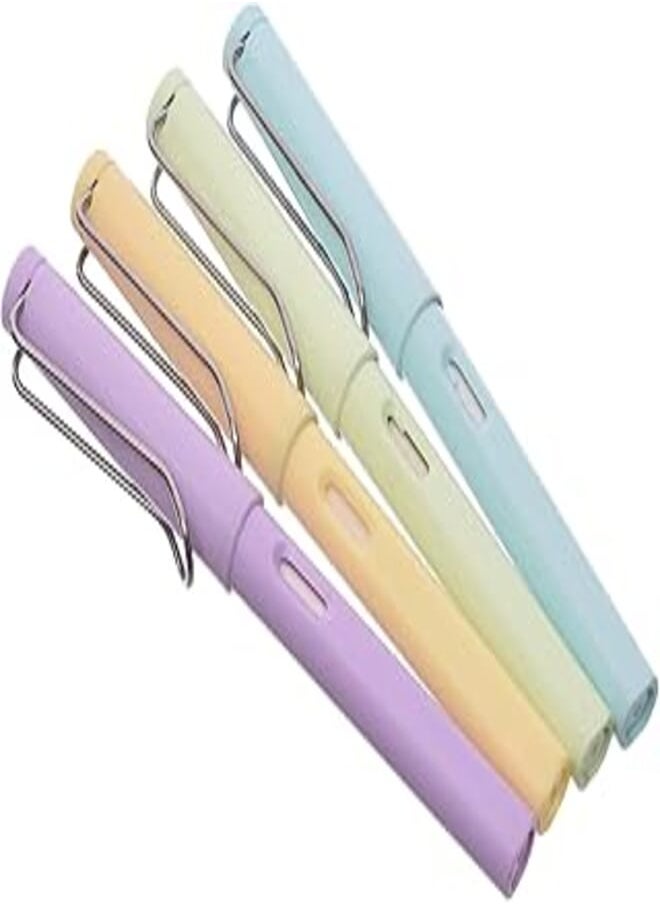 IMAX Forever Lasting Colored Pencil Endless Breakage and Sharpened with Built-In Eraser Pack Of 4 Pens for Coloring and Drawing - Multi Color 