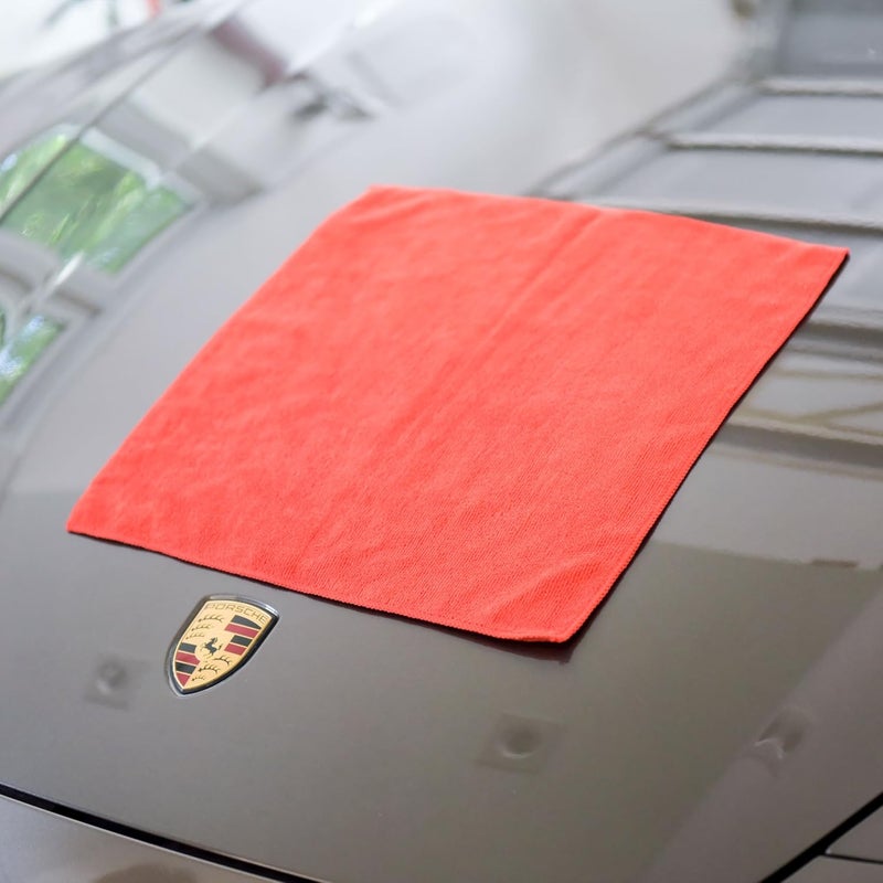 CARCAREZ Microfiber Cleaning Cloth - Ultra Absorbent Car Towels Traps Grime & Liquid for Streak-Free Mirror Shine, Scratch Proof - Image 4