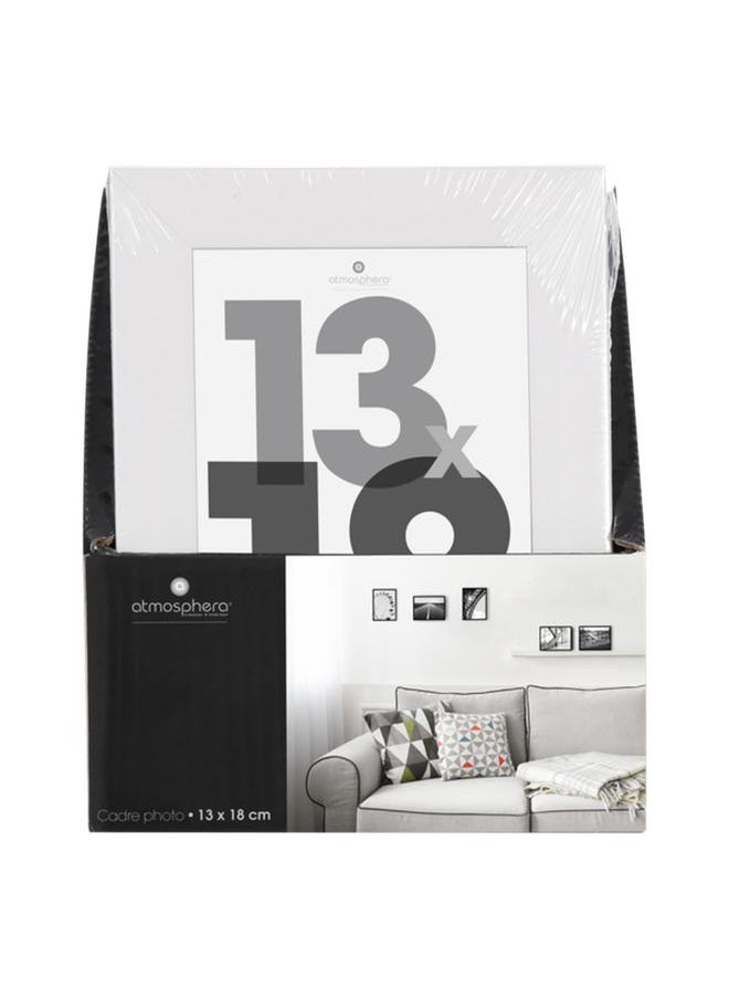 atmosphera Lise Elegant and Simple Design Dynamic Photo Frame White 13 x 18cm  - Image 2