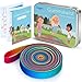 Cikyner Chinese Jump Rope 4m Long 15cm Wide Elastic Chinese Ropes with Instructions French Skipping Rainbow Band for Indoor and Outdoor Children Jumpsies Games Ideal for Gifts for Girls and Boys - Image 3