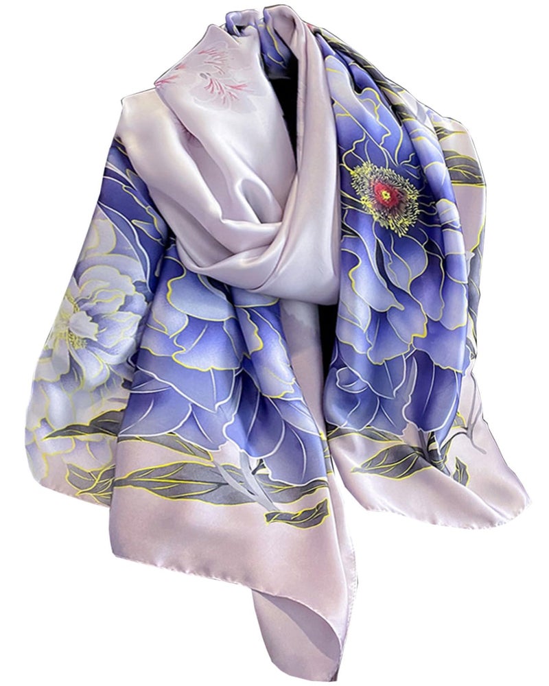 Saiusloa Dress Scarves Shawl Wraps Long Silky Scarf for Women Dressy Fashion Lightweight for Decorative Formal Evening Gowns-1011 - Image 1
