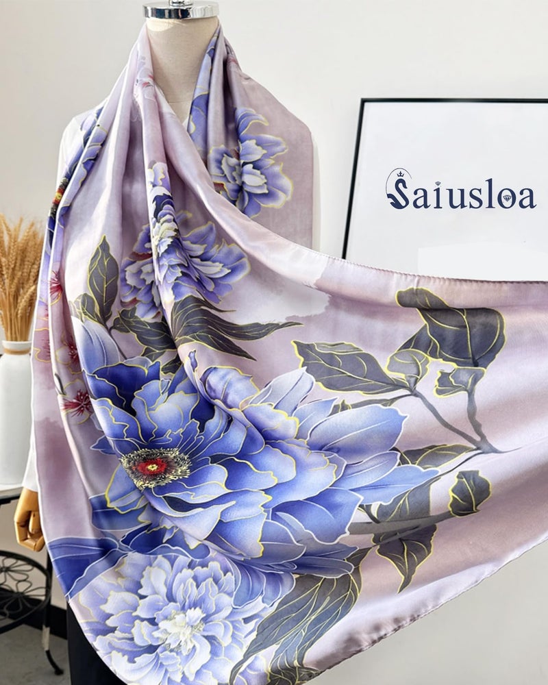 Saiusloa Dress Scarves Shawl Wraps Long Silky Scarf for Women Dressy Fashion Lightweight for Decorative Formal Evening Gowns-1011 - Image 5