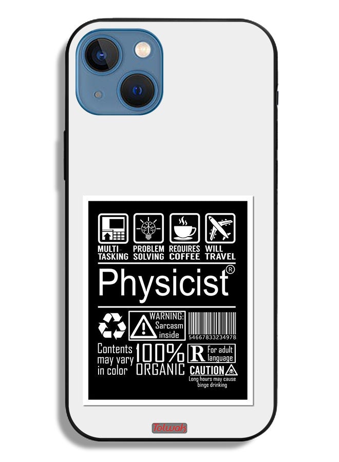 Tolwak Apple iPhone 13 Protective Case Physicist Sticker - Image 2