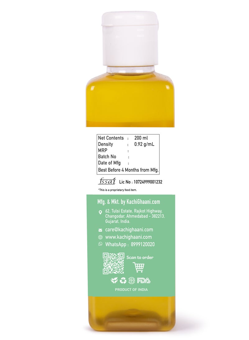 KachiGhaani.com Truly Cold Pressed Black Sesame Oil | 100% Pure, Authentic & Naturally Extracted | 200ml - Image 3