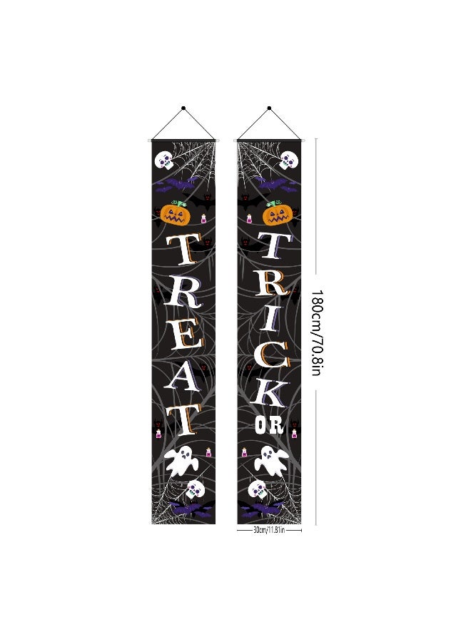 NIBEMINENT Terrifying Halloween Banners - Spooky Theme Decorations