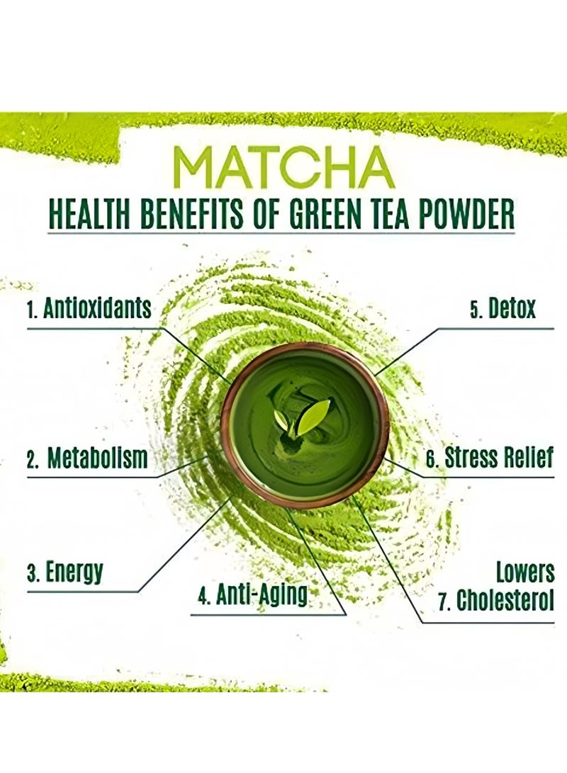MATCHA Pure Matcha Powder, Organic Matcha Green Tea, Japanese Matcha green tea 100gm - Image 4