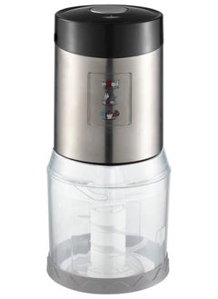 Generic 1L Electric Vegetable Chopper Food Processor for Meat, Vegetables, Onions, Garlic, Fruits, Nuts with 2 Speeds Meat Grinder Multifunctional Stainless Steel 400W  - Image 1
