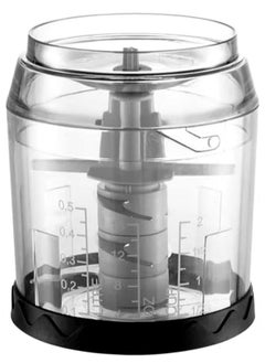 Generic 1L Electric Vegetable Chopper Food Processor for Meat, Vegetables, Onions, Garlic, Fruits, Nuts with 2 Speeds Meat Grinder Multifunctional Stainless Steel 400W  - Image 2