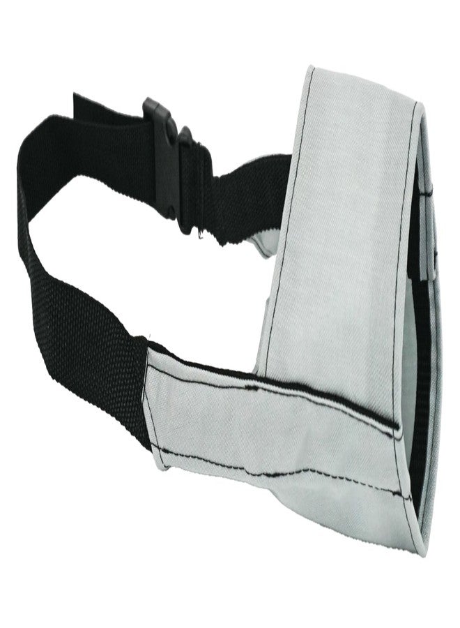 JorVet Soft Dog Muzzle | Adjustable, Breathable Nylon for Preventing Biting | Comfortable & Secure Fit for 3X-Large Dogs - Perfect for Everyday Walks, Vets & Grooming | Gray