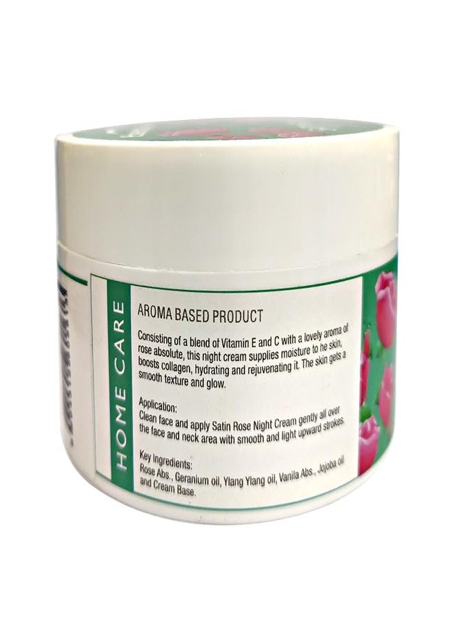 Essential Souls Satin Rose Night Cream 100g | Enriched with Rose Absolute, Vitamin E & C | Overnight Glow & Skin Rejuvenation | Non-Greasy | For All Skin Types - Image 5
