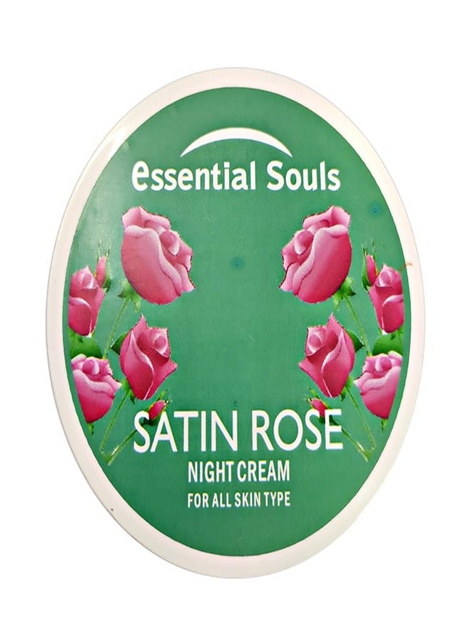 Essential Souls Satin Rose Night Cream 100g | Enriched with Rose Absolute, Vitamin E & C | Overnight Glow & Skin Rejuvenation | Non-Greasy | For All Skin Types - Image 4