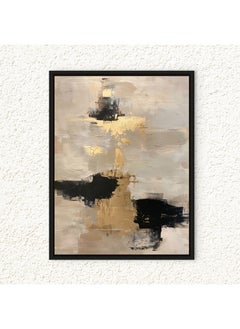 Art Decor Art Decor Framed Canvas Wall Art of Gold Abstract Art Modern Artwork with Gold Accents 2-Way Print Wall Decor for Living Room Bedroom Office Gifting  - Image 1