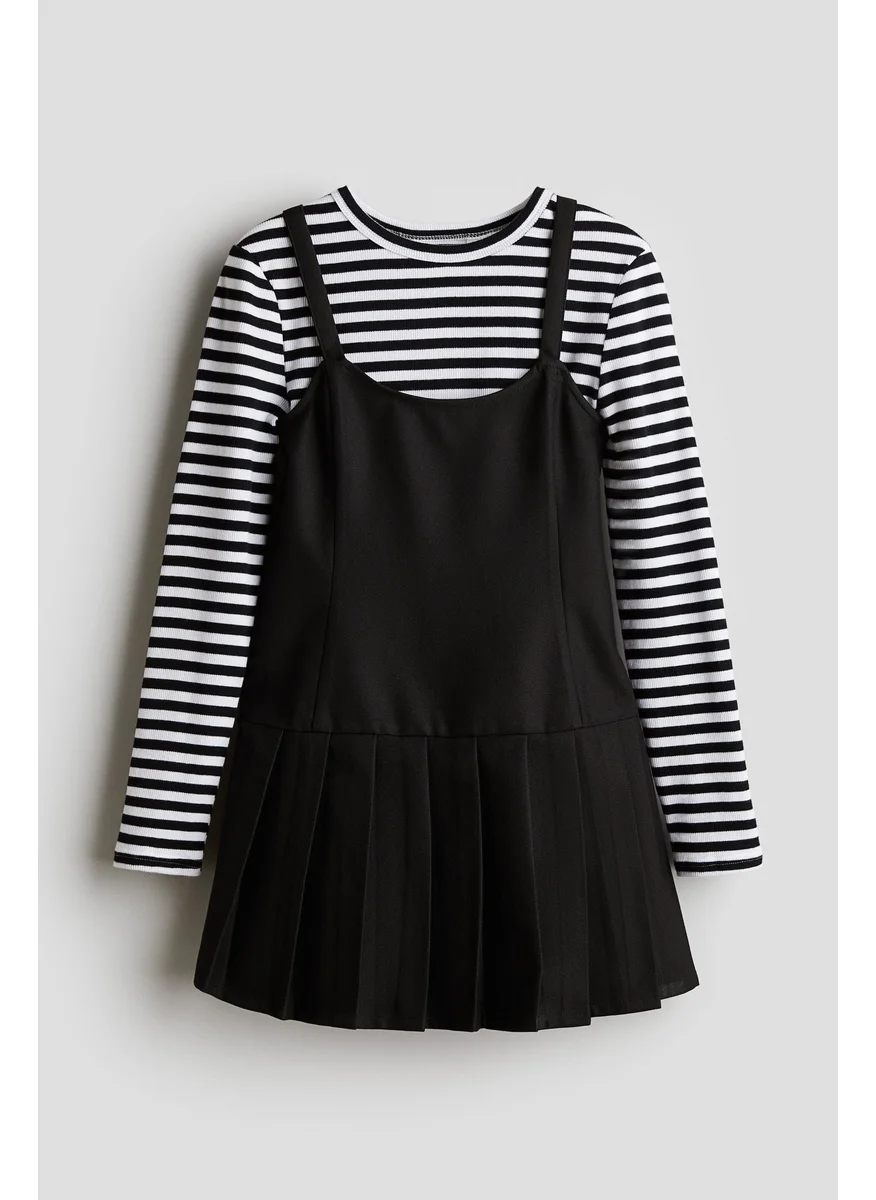 اتش اند ام 2-Piece Top And Dress Set