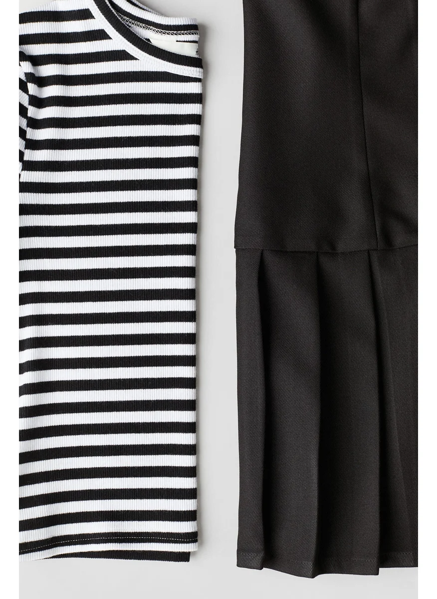 اتش اند ام 2-Piece Top And Dress Set