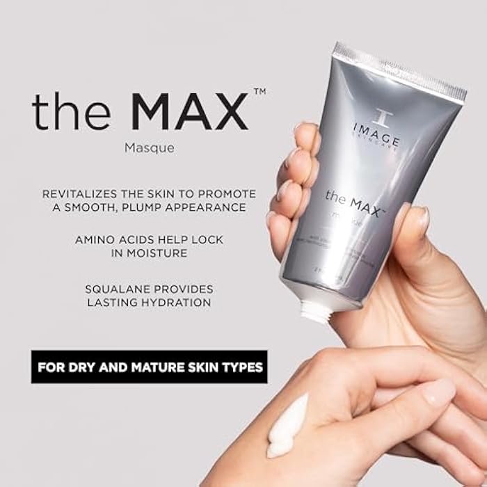 IMAGE SKINCARE IMAGE للعناية بالبشرة، ماسك MAX، قناع للوجه يساعد على شد، وتماسك، ونعومة، وتعزيز مظهر البشرة، 2 أونصة سائلة - Image 2