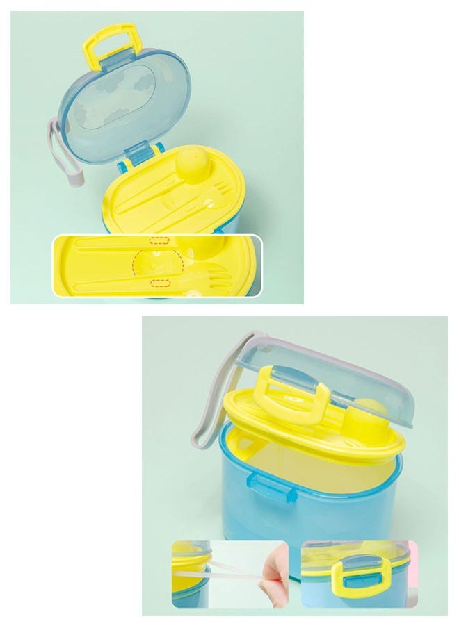 ZCM-HAPPY - 2 pieces Portable Milk Powder Box, Sealed Moisture-Proof Packaging Box Storage Tank For Baby Food Milk Powder Box - Image 1