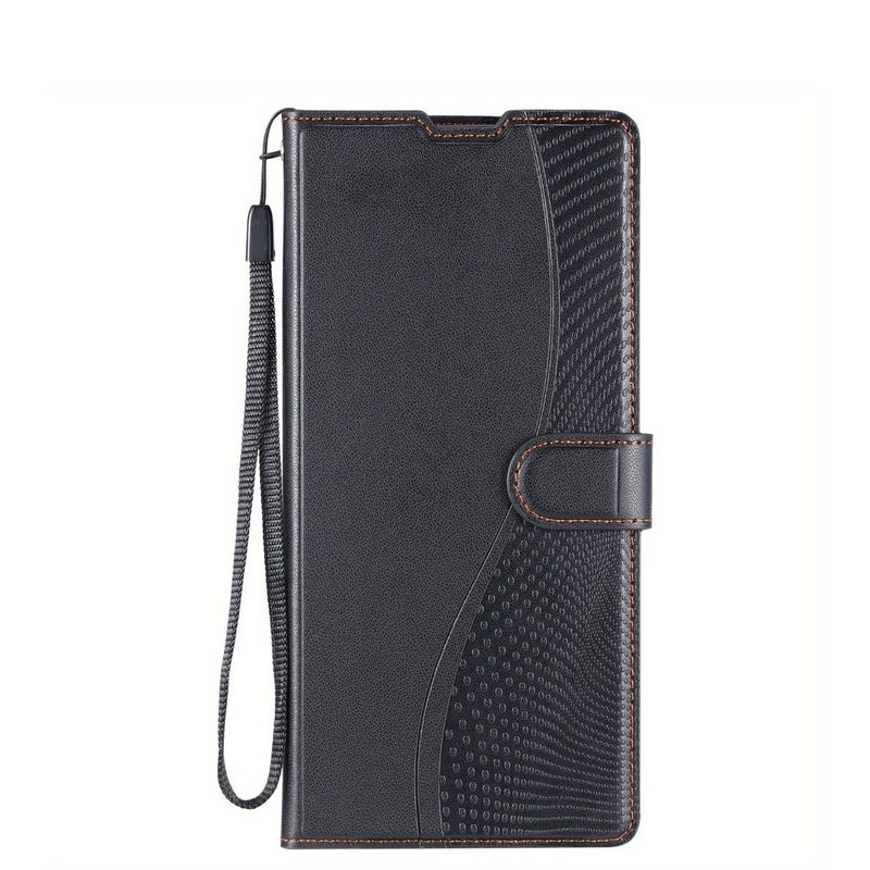 حافظة زرقاء لهاتف Xiaomi Redmi Note 10 Pro الرفيعة من الجلد الصناعي - Image 3