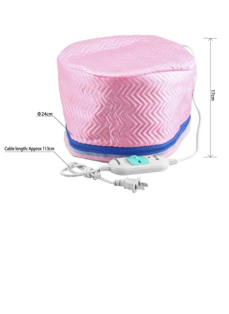 Generic Pink Thermal Therapy Steam Cap for Hair Care and Nourishment  - Image 3