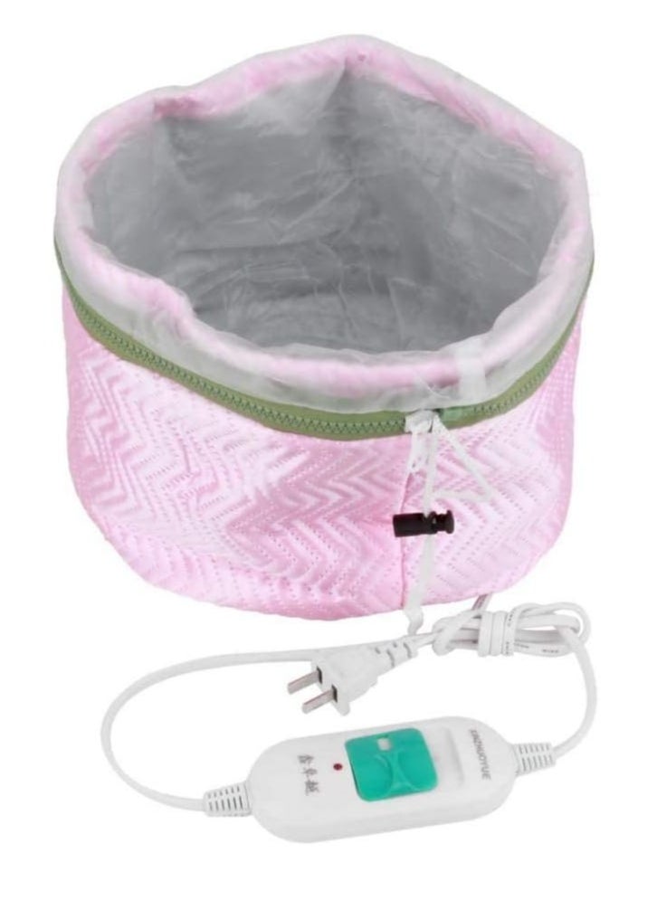 Generic Pink Thermal Therapy Steam Cap for Hair Care and Nourishment  - Image 4