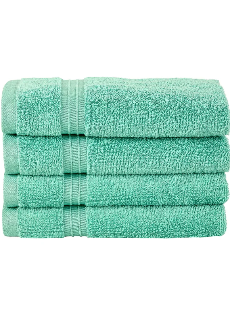 Bliss Casa 4-Piece 100% Combed Cotton Hand Towels - 550 GSM Quick Dry Highly Absorbent Hand Towel Set 16x28 Inch