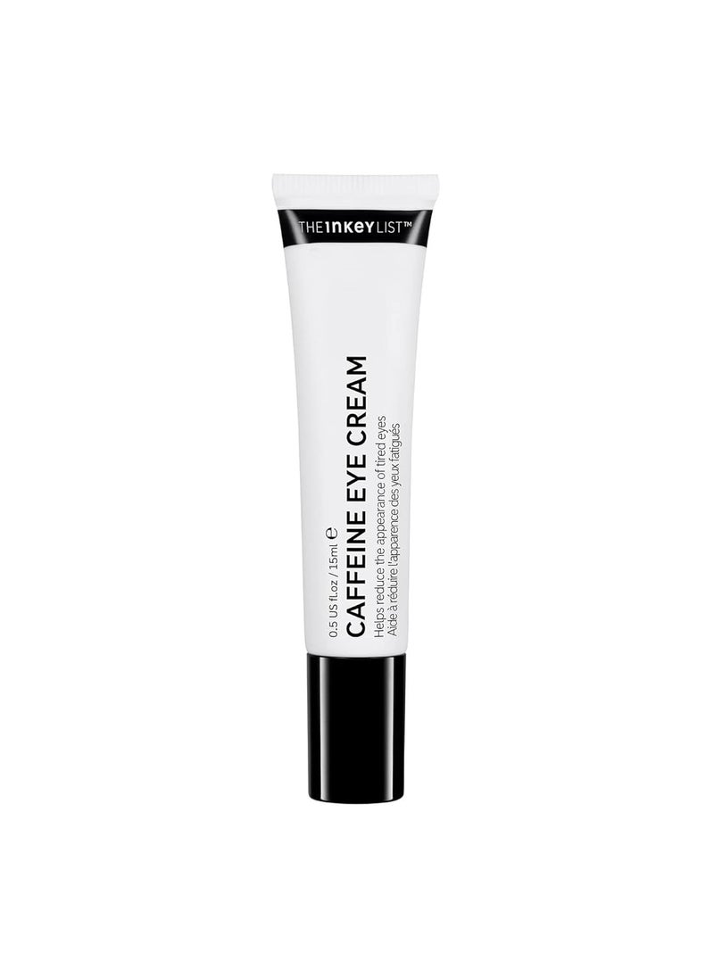 The Inkey List The INKEY List Caffeine Eye Cream, Reduce Eye Puffiness and Dark Circle, Blur Fine Lines, 0.5 fl oz  - Image 1