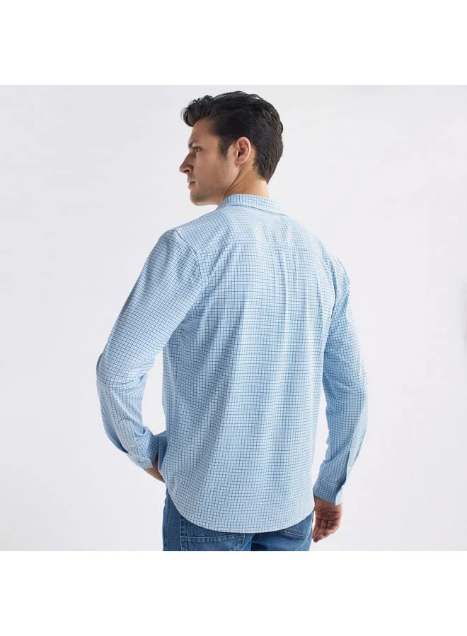Splash FAV Checked Shirt with Long Sleeves