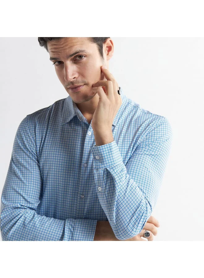 Splash FAV Checked Shirt with Long Sleeves