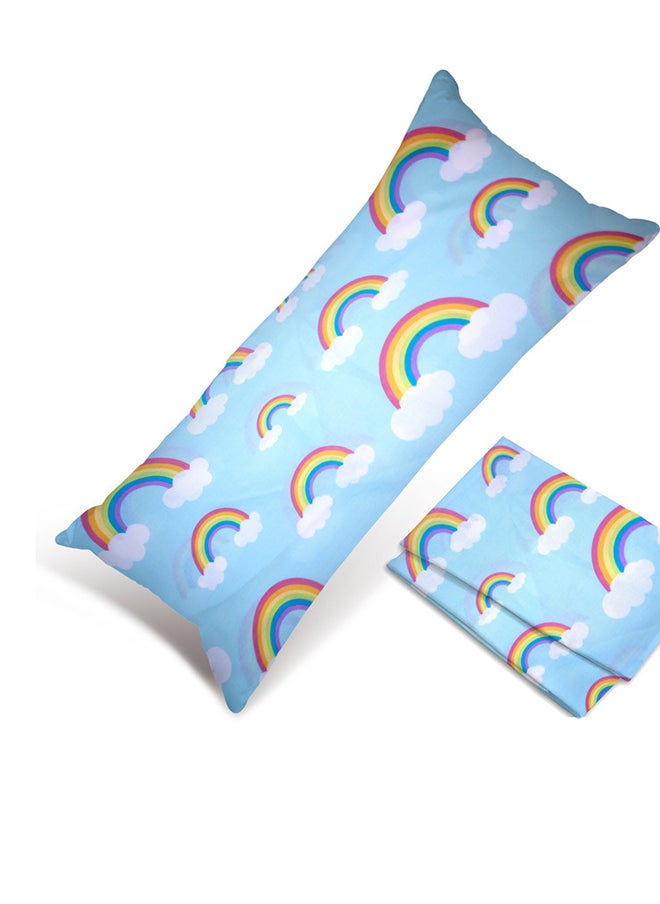 Hotel Linen Klub Hotel Linen Klub 1PC  Long Body  Pillowcase - 100% Cotton Rainbow Sky Printed  with envelope closure, Soft and Durable Quality, Size : 45 x 125cm  - Image 1
