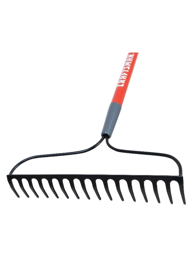 كرافتس مان كرافستمان مشط للحديقة بمقبض من الألياف الزجاجية باللونين الأحمر والأسود،بمقاس 64 x 15.78 x 3.5 سم CMXMLBA0600 - Image 3