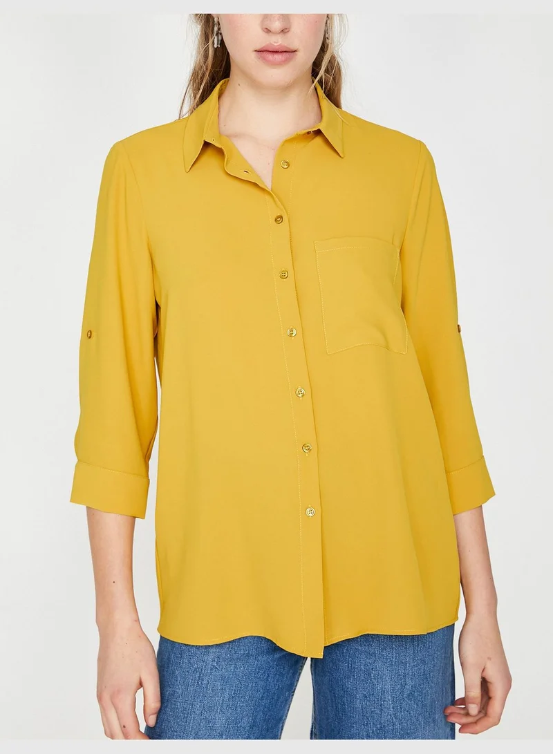 KOTON Pocket Detailed Shirt