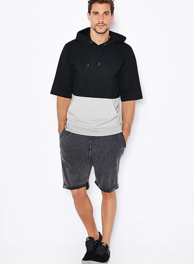 TOPMAN Cut Sew Hoodie
