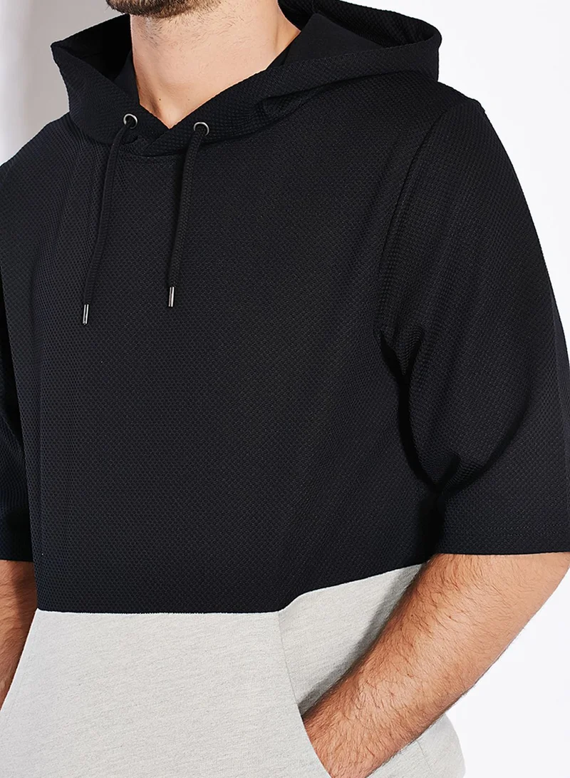 TOPMAN Cut Sew Hoodie