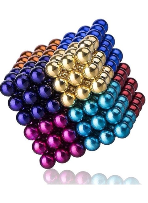 Magnetic balls are a group of small magnetic balls that can be arranged and shaped to create an endless variety of geometric shapes. 216 pieces