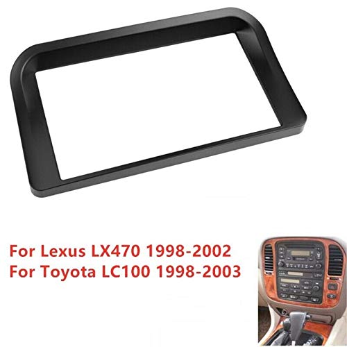 Mhakrl Car Radio Fascia Panel Dash Trim Kit DVD Frame Fit For Lexus LX470 1998-2002 Toyota LC100 1998-2003 2001 2000 1999 2 Din - Image 3