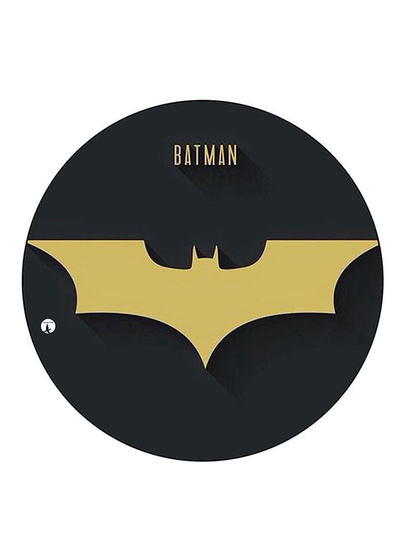 RKN Batman Printed Mouse Pad  Round  Multicolour