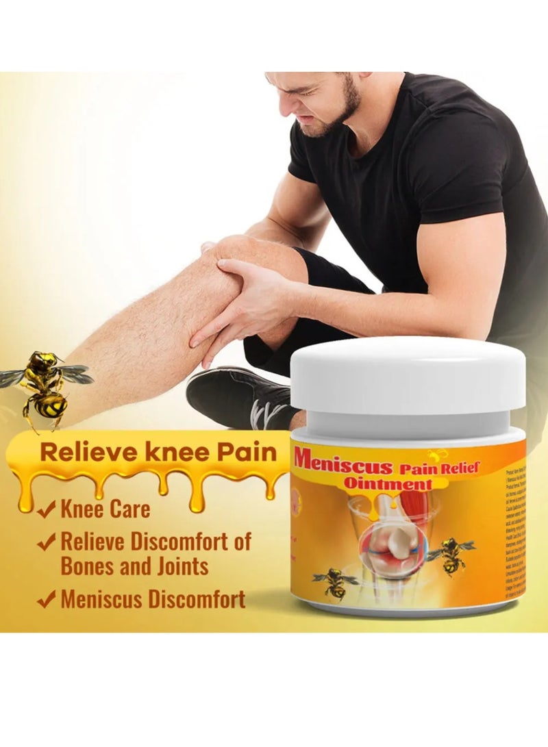 Sumifun Bee Venom Pain Relief Cream, Fast Absorbing Arthritis Joint Knee Analgesic Ointment, Smooth Gentle Meniscus Treatment Cream, Arthritis Knee Joint Muscle Ache Medical Plaster For Pain Relief  - Image 2