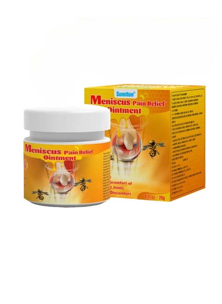 Sumifun Bee Venom Pain Relief Cream, Fast Absorbing Arthritis Joint Knee Analgesic Ointment, Smooth Gentle Meniscus Treatment Cream, Arthritis Knee Joint Muscle Ache Medical Plaster For Pain Relief  - Image 1