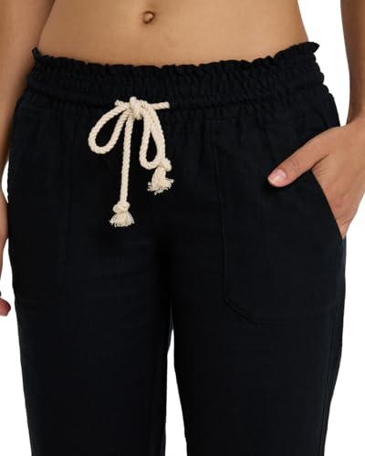 Roxy womens Oceanside Pants, True Black, X-Small US - Image 5