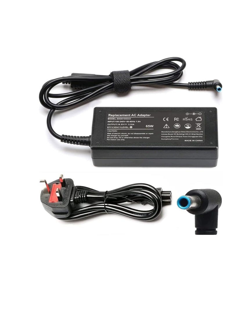 ماركة غير محددة استخدام الشاحن لـ HP 65W 19.5V 3.33A New QM202 الكمبيوتر المحمول الكمبيوتر المحمول محول التيار المتردد شاحن (4.5X3mm)  - Image 3