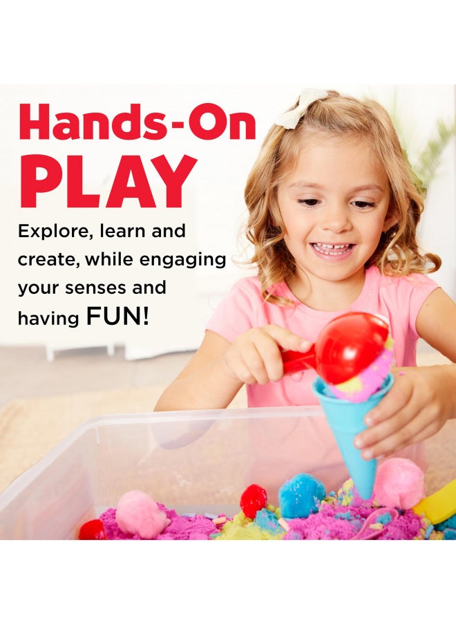 Creativity for Kids - Creativity for Kids Sensory Bin: Ice Cream Shop Playset - Pretend Play, Early Learning Fine Motor Skills Toys for Girls and Boys, Toddler Sensory Toys - Image 1
