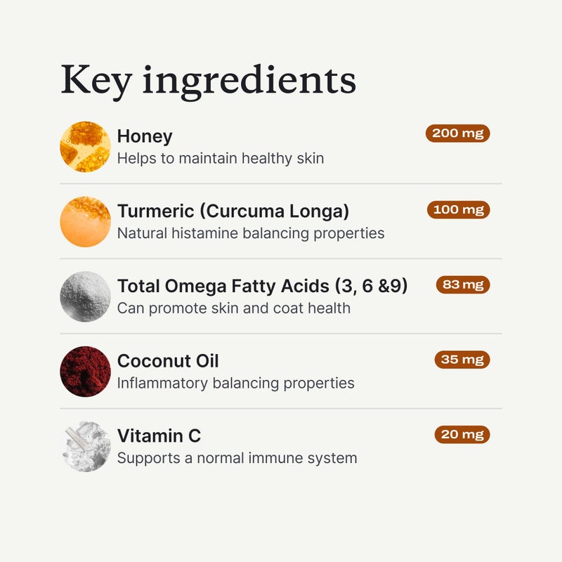 PetLab Co. Itch Relief Chews - Support for Dry, Occasionally Itchy Skin & Coats - Formulated with Turmeric, Omega 3 & 6, Honey - Packaging May Vary - Image 5