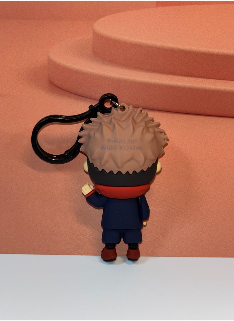 Generic Yuji Itadori PVC Keychain Jujutsu Kaisen Anime Charm  - Image 5