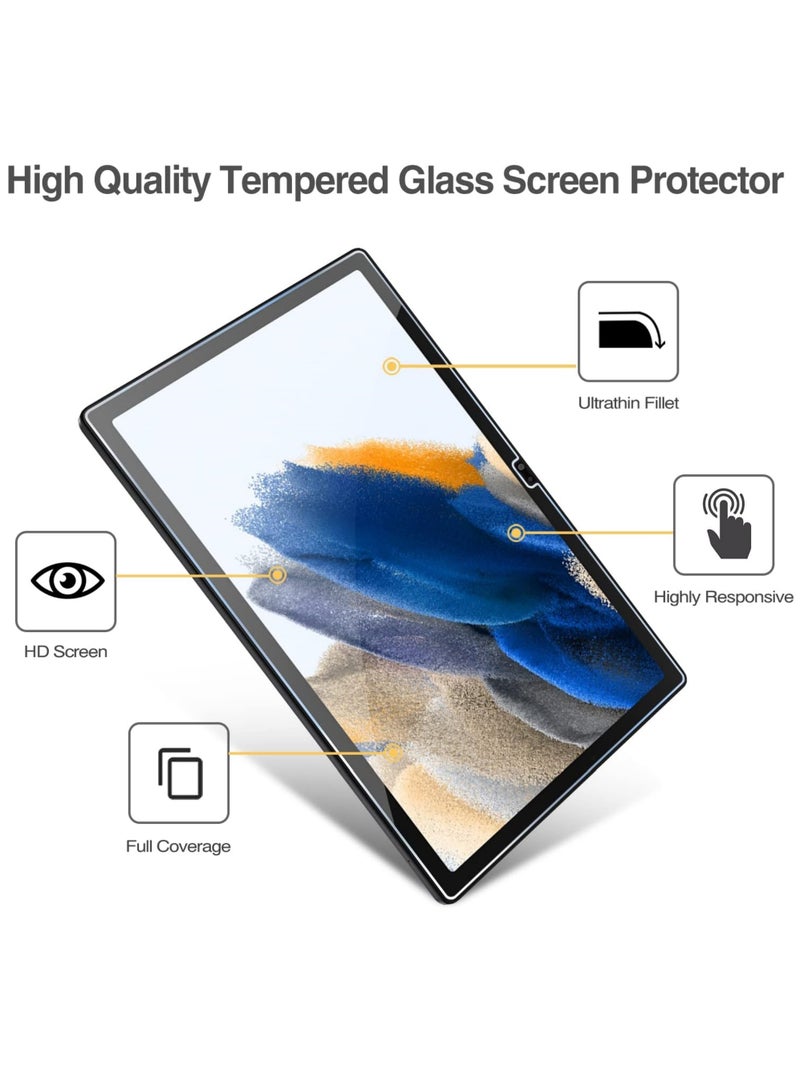 Rock Pow 2 Pack Galaxy Tab A8 10.5 2022 Screen Protector X200 X205 X207 Tempered Glass Screen Film Guard for 10.5 Inch Samsung Galaxy Tab A8 2022 Release  - Image 3