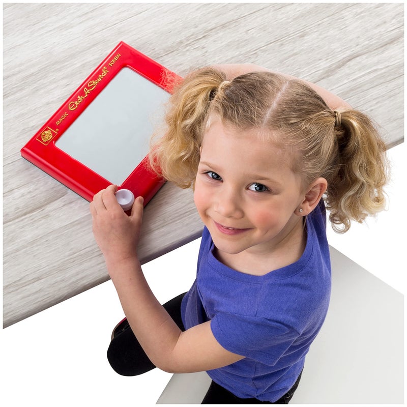 Etch A Sketch إيتش أ سكتش كلاسيك، لعبة رسم مع شاشة سحرية، للأعمار من 3 سنوات وما فوق (قد يختلف النمط) - Image 5