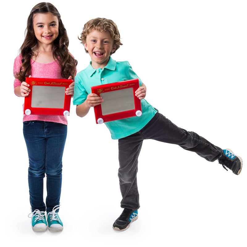 Etch A Sketch إيتش أ سكتش كلاسيك، لعبة رسم مع شاشة سحرية، للأعمار من 3 سنوات وما فوق (قد يختلف النمط) - Image 3