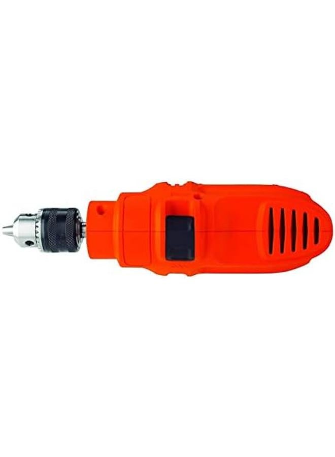 BLACK+DECKER 500W 10Mm Single Speed Hammer Drill For Concrete Metal And Wood Drilling Orange Black Hd5010 B5 2 Years Warranty  - Image 3
