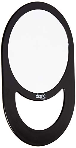 Diane Professional Quality Hand Mirror, Single Sided Hand Held Mirror with Handle for Salon, Barber, Grooming, Vanity, Shaving, and Travel, Medium, 7.5" x 11", Black - Image 4